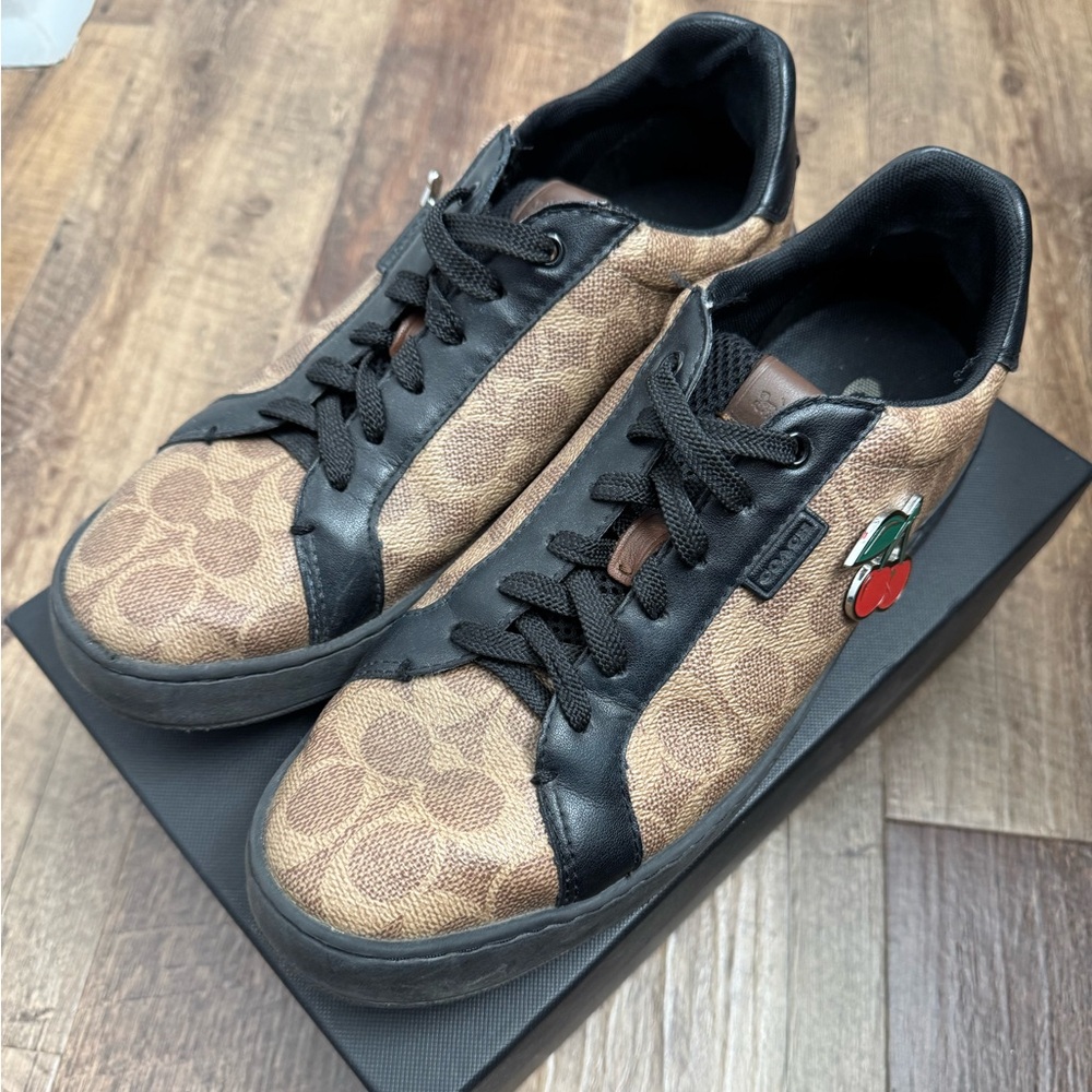 Coach personalized boutique sneakers.